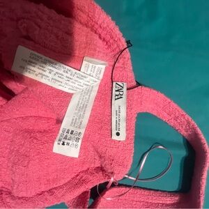 Zara Vibrant Pink Knit Top